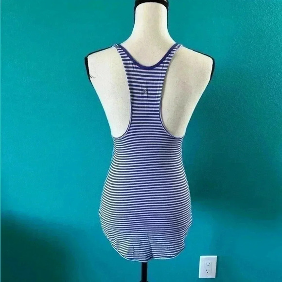 Lululemon what the sport singlet purple striped tank top - Picture 2 of 5